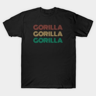 "Gorilla Gorilla Gorilla" Scientific Name, Western Lowland Gorilla T-Shirt